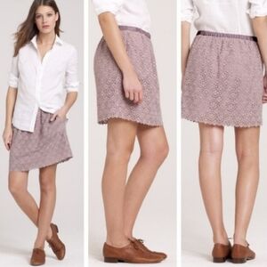 J Crew Cottage Lace Skirt Size 4